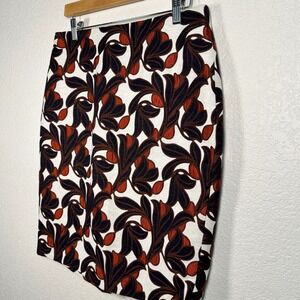 Ann Taylor Petite‎ Vine Jacquard Embroidered Pencil Skirt 10P